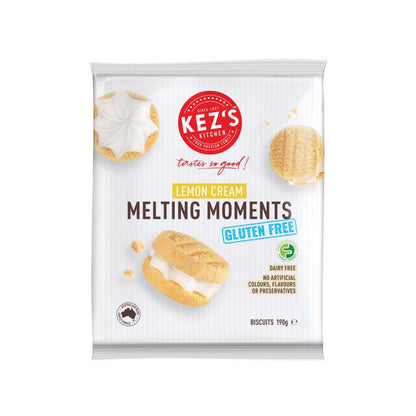 Kez's Kitchen Gluten Free Lemon Cream Melting Moment - 190g