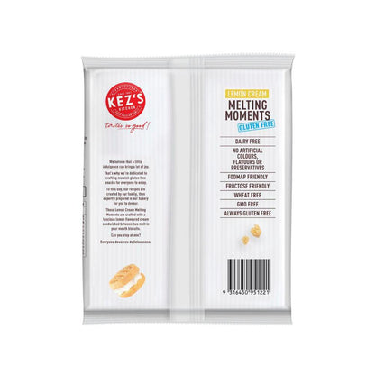Kez's Kitchen Gluten Free Lemon Cream Melting Moment - 190g
