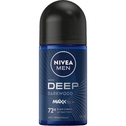 Nivea Men Deep Darkwood Roll On Deodorant 50ml