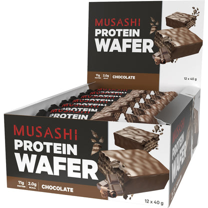 Musashi Wafer Protein Bar Chocolate 40g