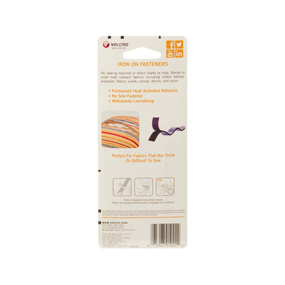 Velcro Brand Iron On Fastener - 609 x 19mm - Black