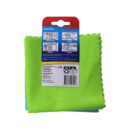 Mr Clean All Purpose Microfibre Cloths - 30 x 30cm - 3 Pack