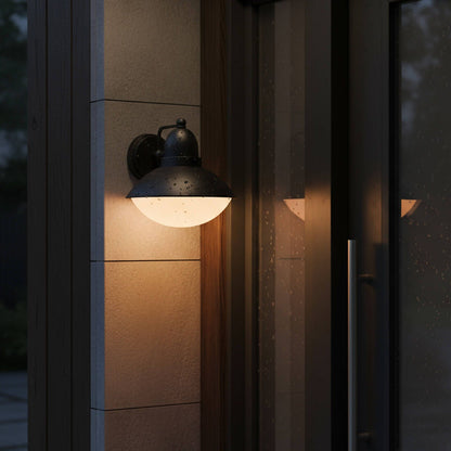 Brilliant Black Jamison Coach Light - 225 x 218mm