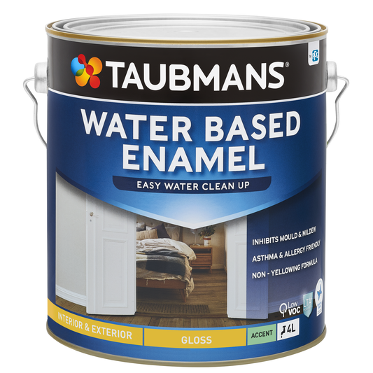 Taubmans Accent Gloss Water Based Enamel Paint - 4L