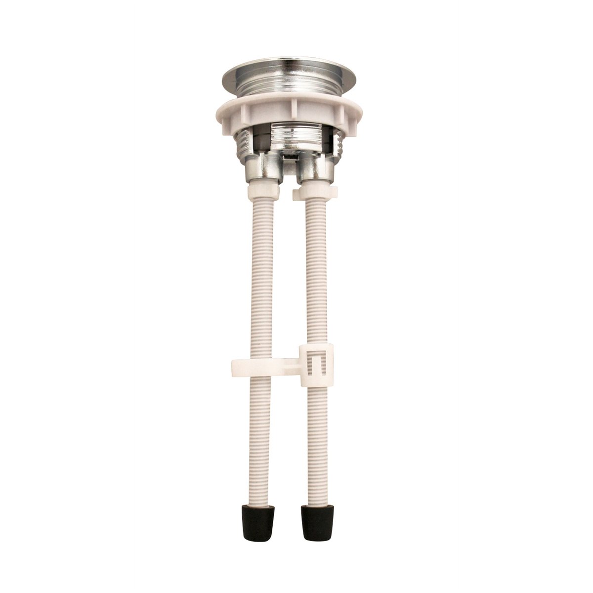 Fluidmaster Dual Flush Button - 38mm - Plastic - Chrome Finish