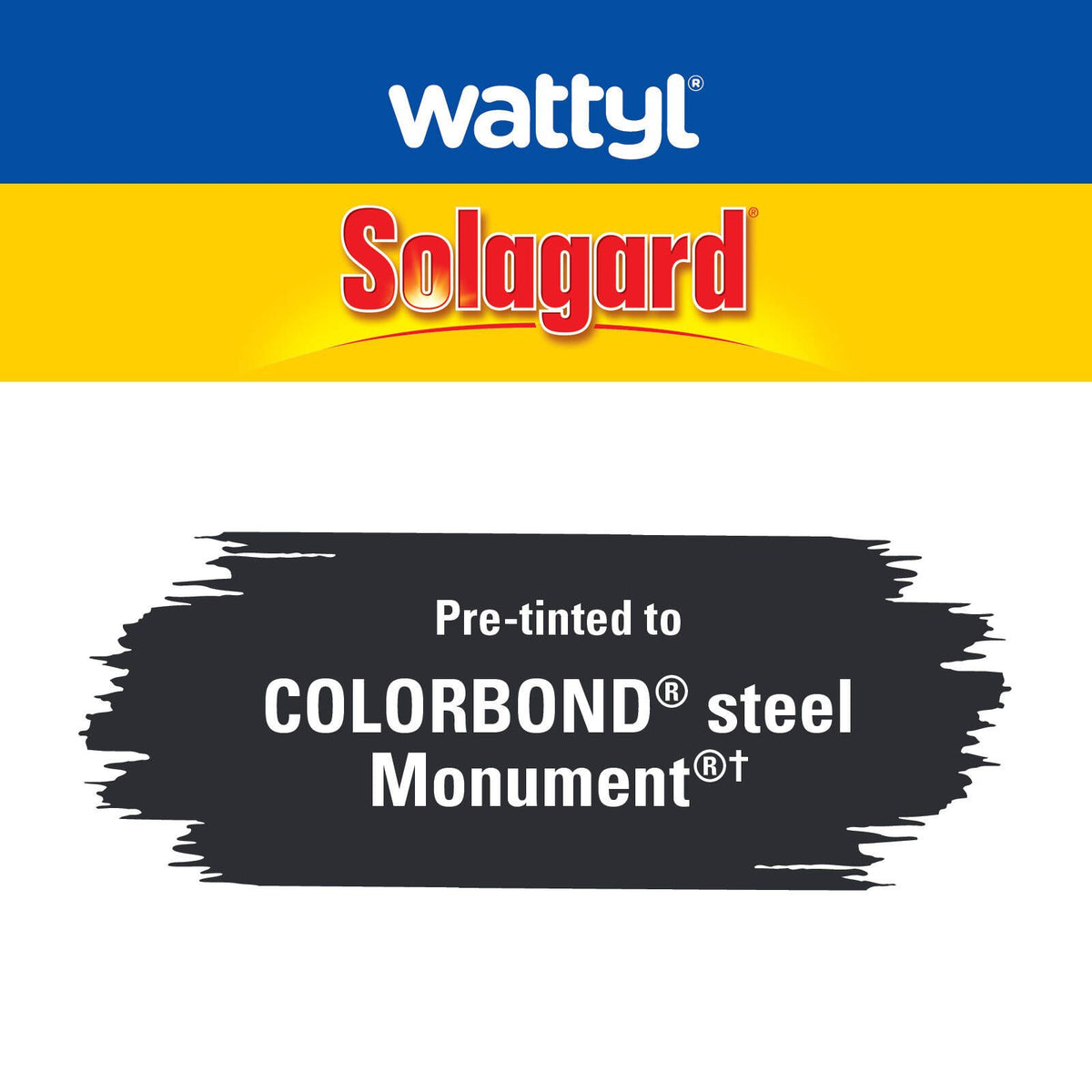 Wattyl 4L Monument Low Sheen Pre Tinted Solagard Exterior Paint