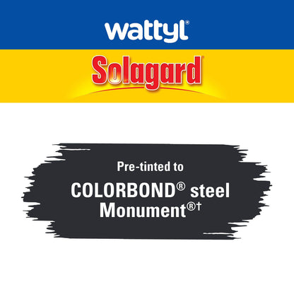 Wattyl Solagard Exterior Paint - 4L - Monument - Low Sheen