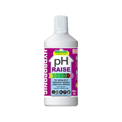 Manutec Hydroponic pH Raise - 600ml