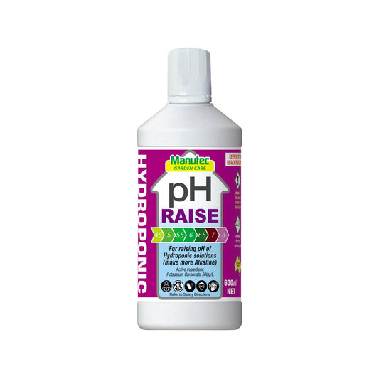 Manutec Hydroponic pH Raise - 600ml