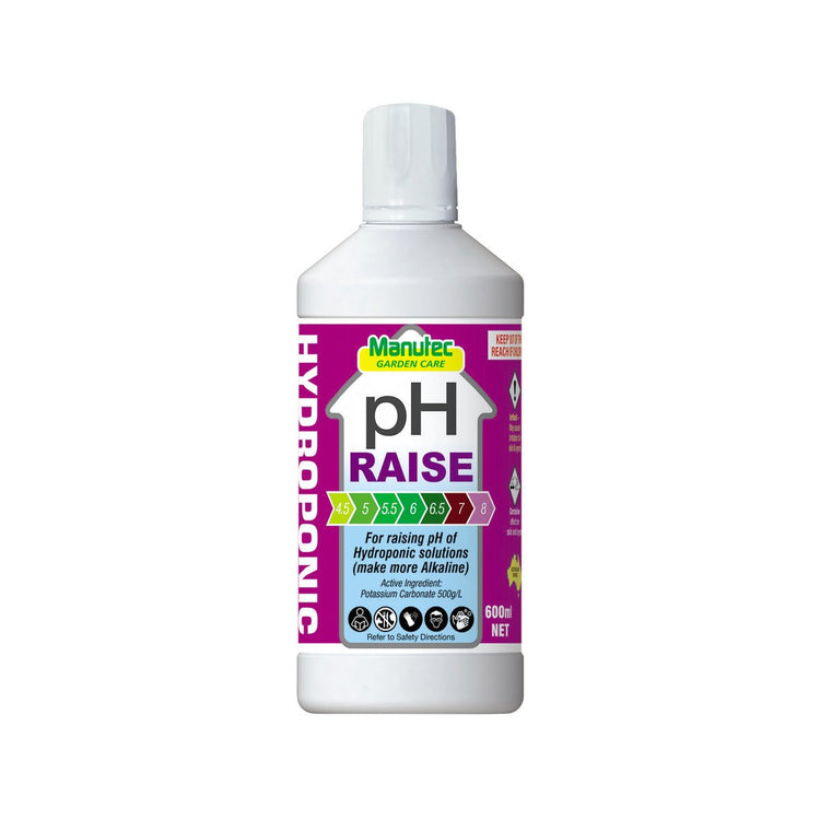 Manutec Hydroponic pH Raise - 600ml