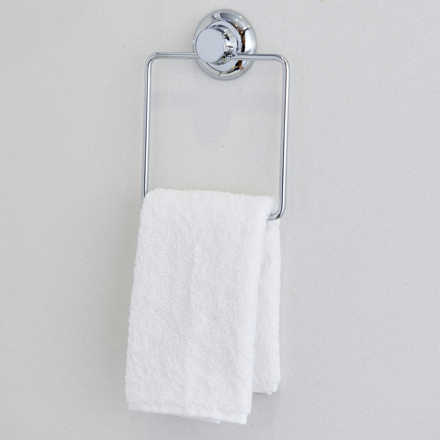 Naleon Chrome Suction Works Towel Ring - 165 x 210mm