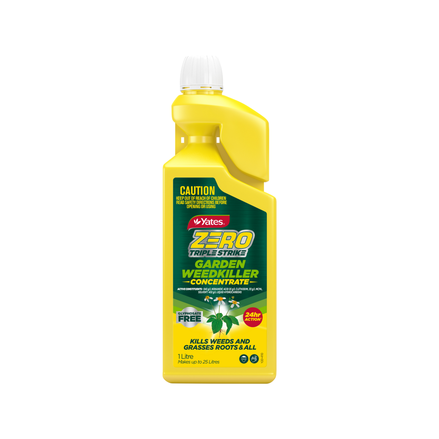 Yates Zero Triple Strike Garden Weedkiller Concentrate - 1L
