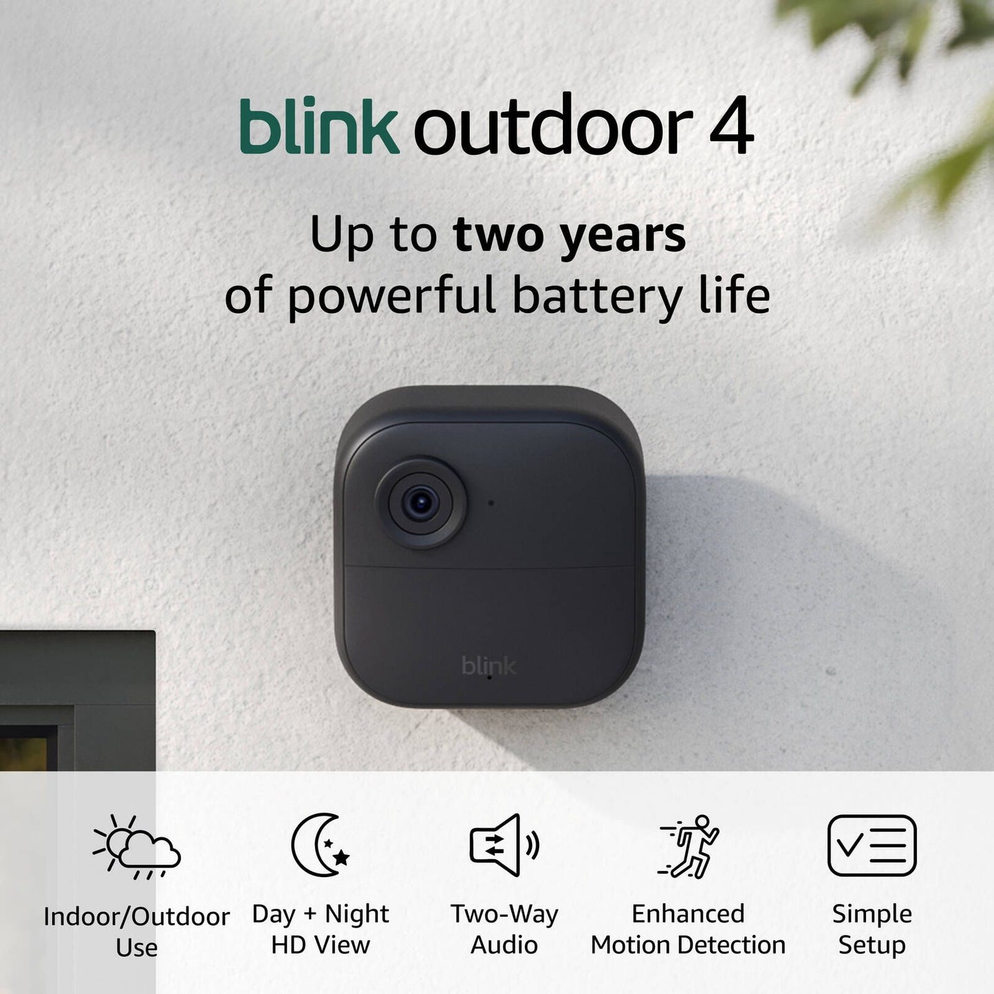 Blink Outdoor 4 Wireless Security Camera System - 2 Pack