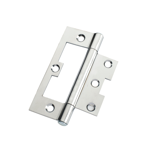 Lane 100mm Polished Chrome Fixed Pin Easy Fit Hinge - 20 Box