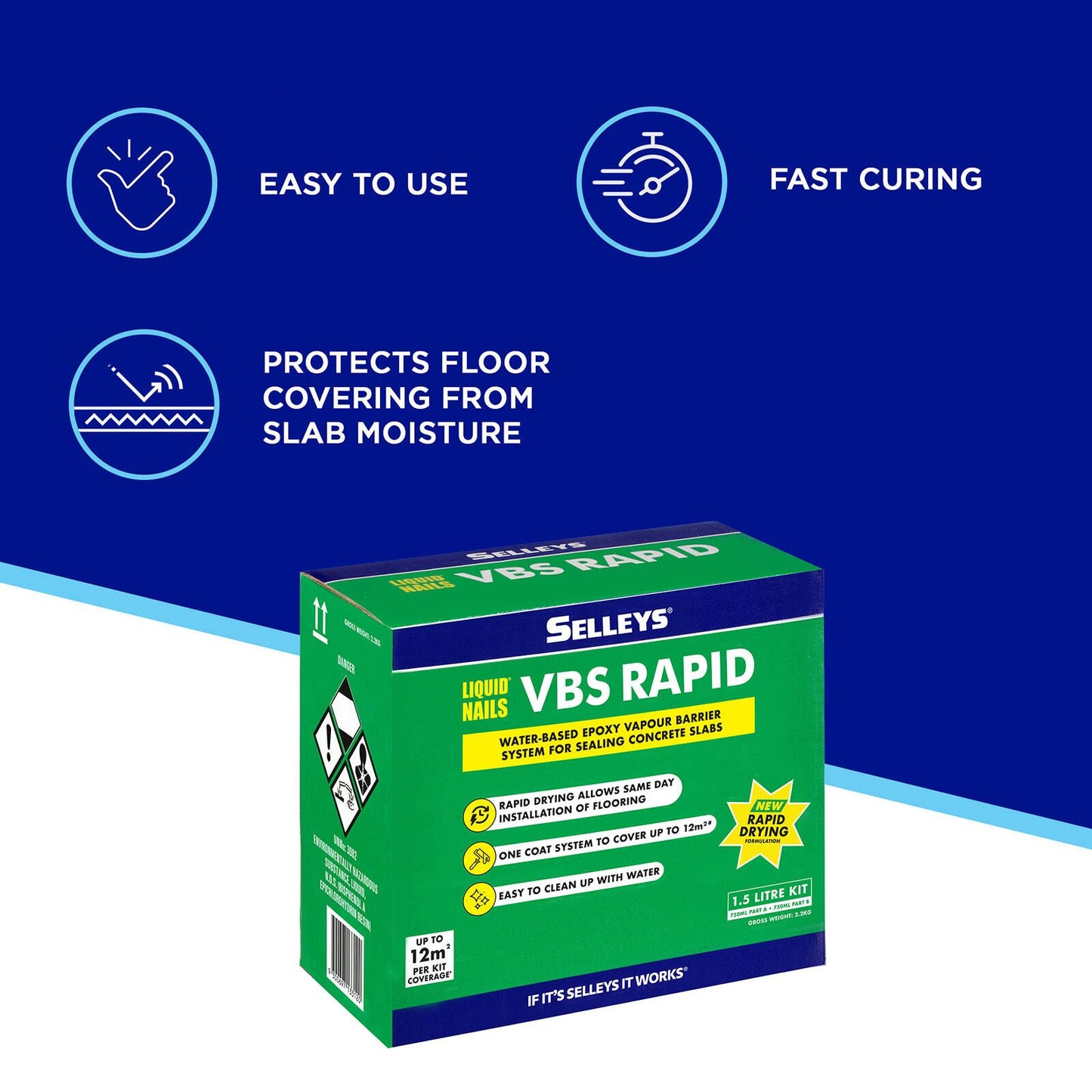 Selleys Liquid Nails VBS Rapid - 1.5L