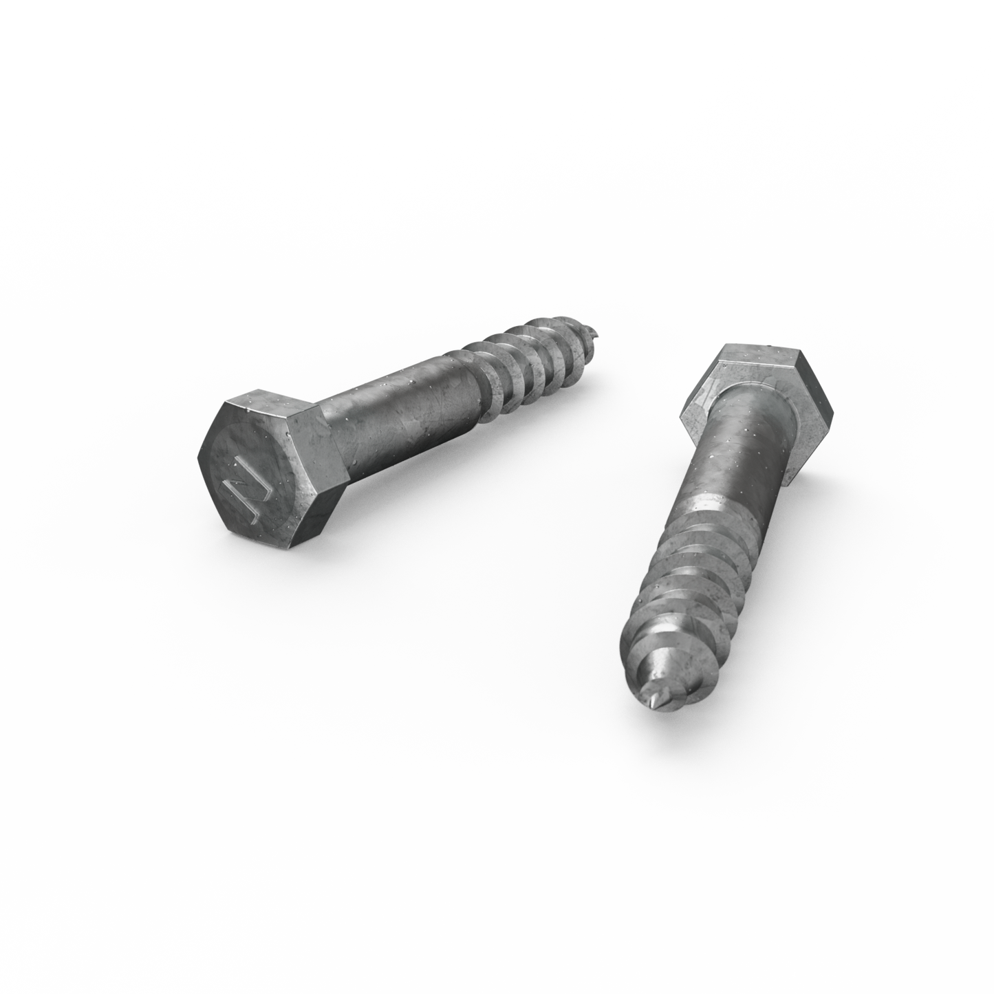 Zenith Hot Dip Galvanised Hex Head Coach Screws - M12 x 75mm