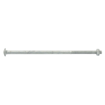 Zenith M10 x 260mm - Hot Dip Galvanised Cup Head Bolts & Nuts - 12 Pack