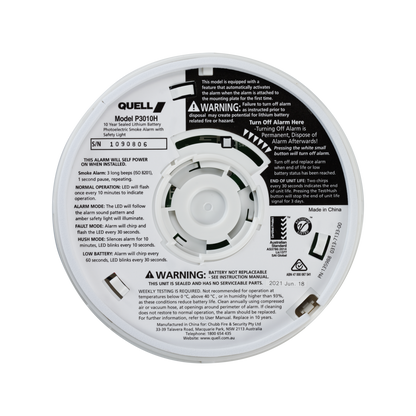 Quell Photoelectric Alarm - 130mm