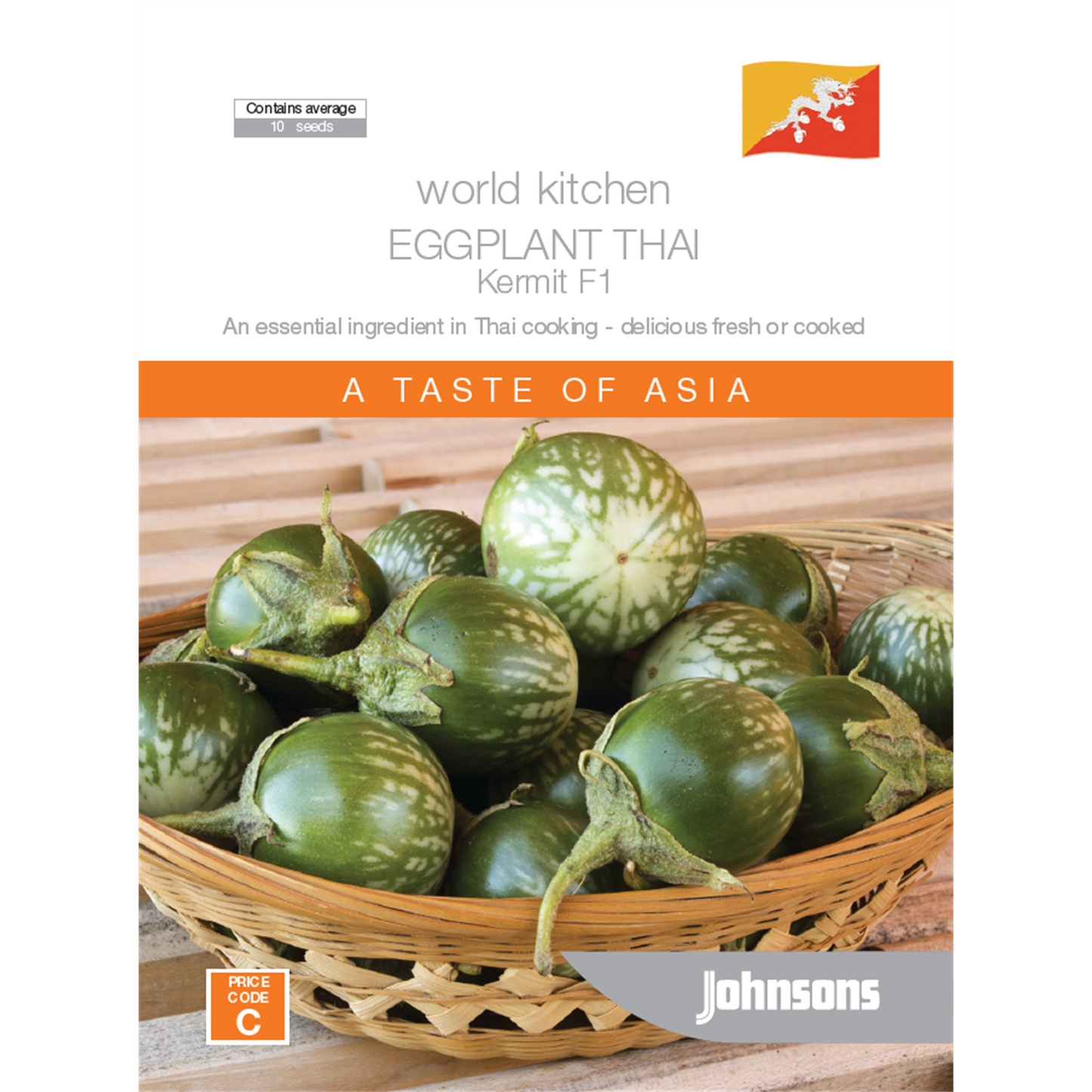 Johnsons Thai Cherry Eggplant Seeds - 12 Weeks