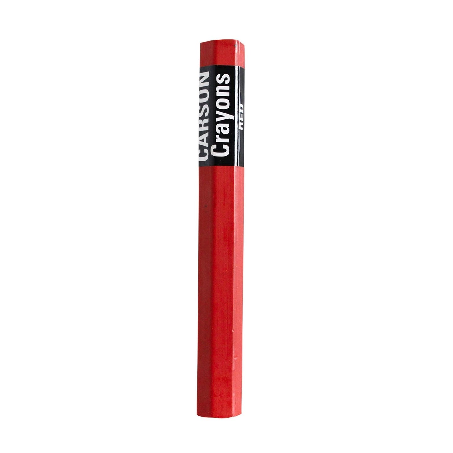 Carson Crayons No 3 Red Lumber Crayon - 120mm