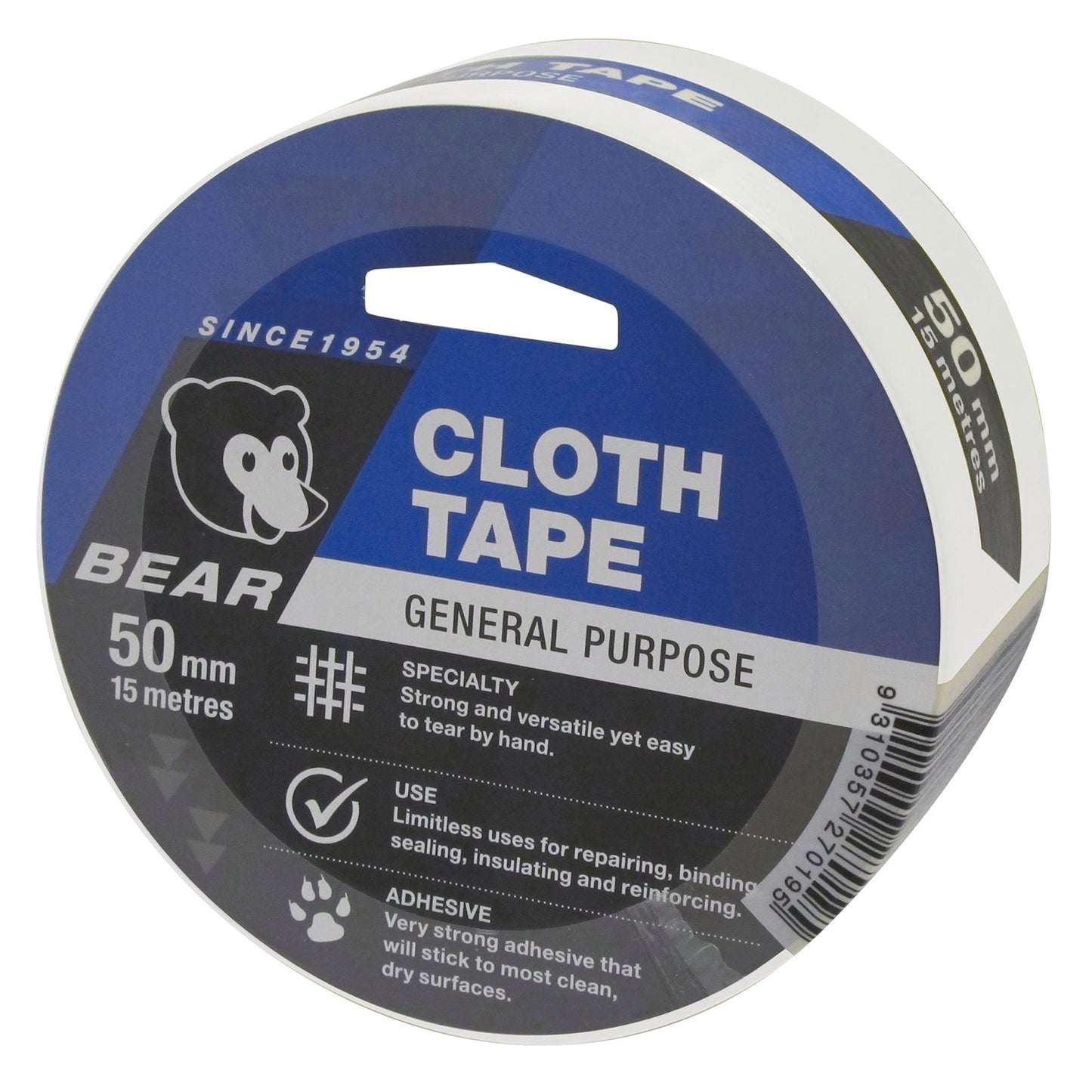 Norton Bear Cloth Tape - 50mm x 15m - White