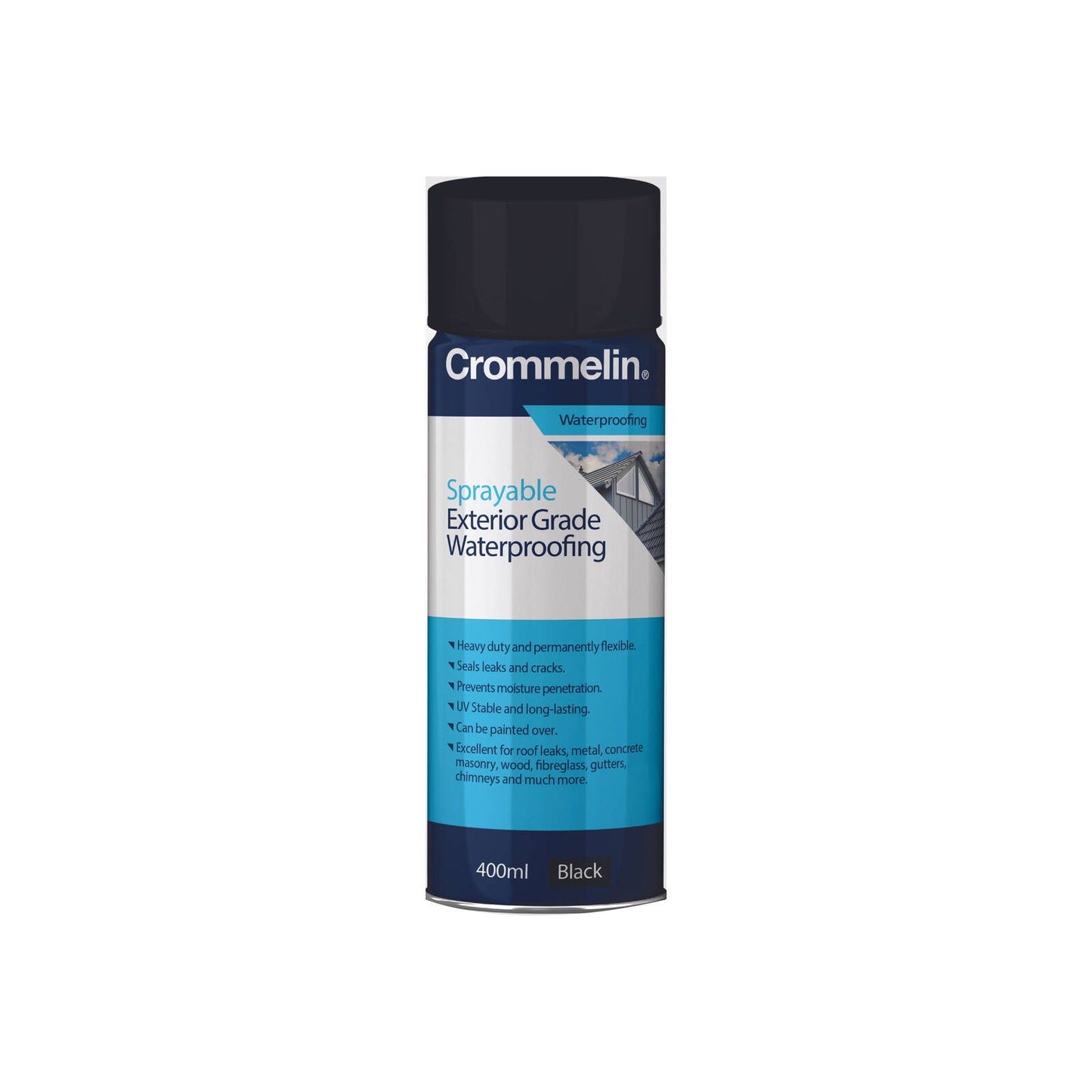 Crommelin Sprayable Waterproofing - 400ml - Black