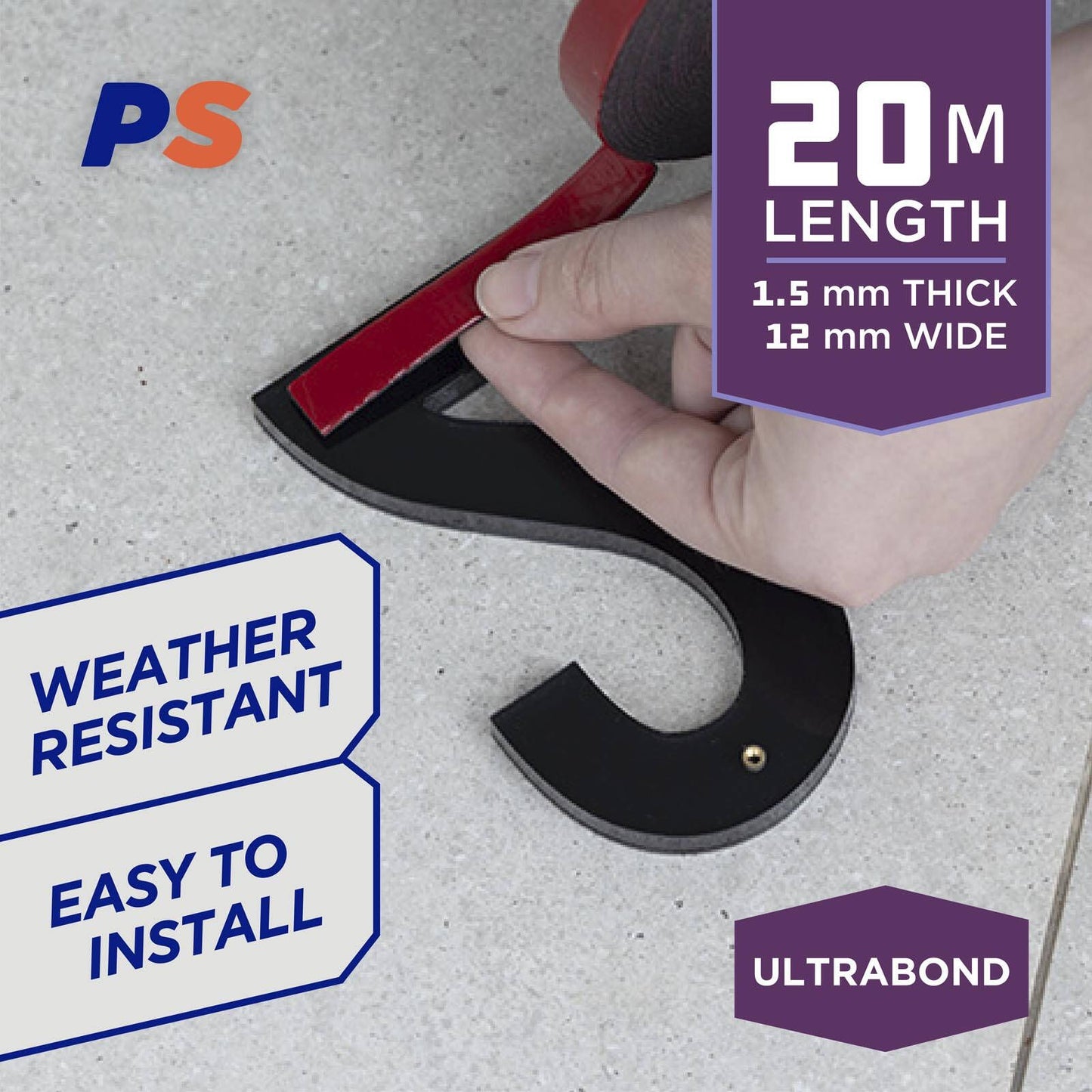 Permastik Ultra Bond Mounting Tape - 12mm x 20m