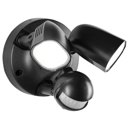 Brilliant Black Frontier B22 DIY Twin LED Security Light - 2000 Lumens