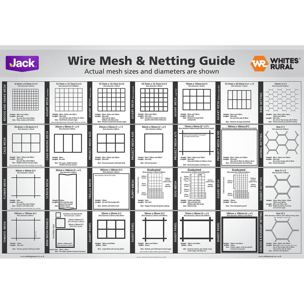 Jack Handyfence Fence Wire - 3mm x 250m - Galvanised - Soft Steel