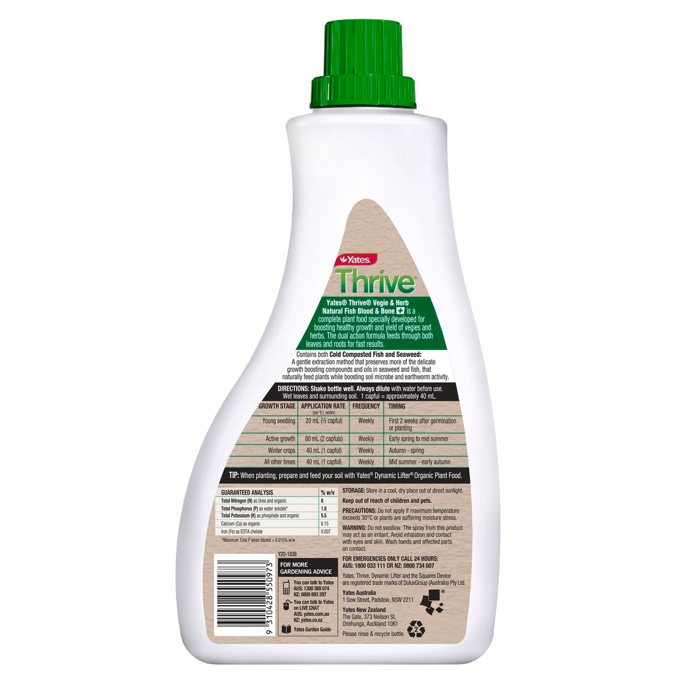 Yates Thrive Liquid Plant Food - 1L