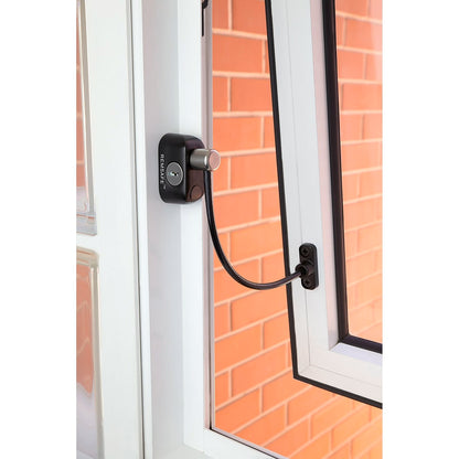 Remsafe Window Restrictor - 21 x 25mm - Black