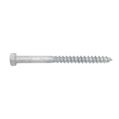 Zenith Hot Dip Galvanised Hex Head Coach Screws - M8 x 100mm - 25 Pack