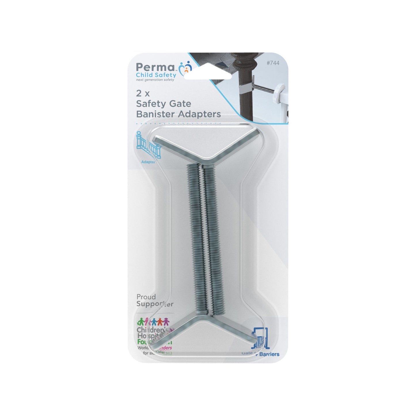 Perma Child Safety Bannister Adapter - 2 Pack