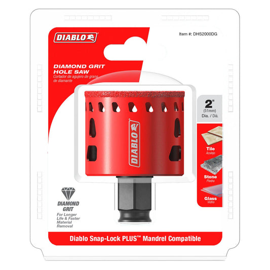 Diablo Diamond Grit Hole Saw - 2" - 109.22mm