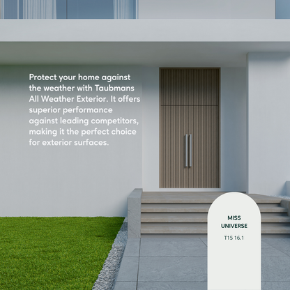 Taubmans White Low Sheen All Weather Exterior Paint - 4L