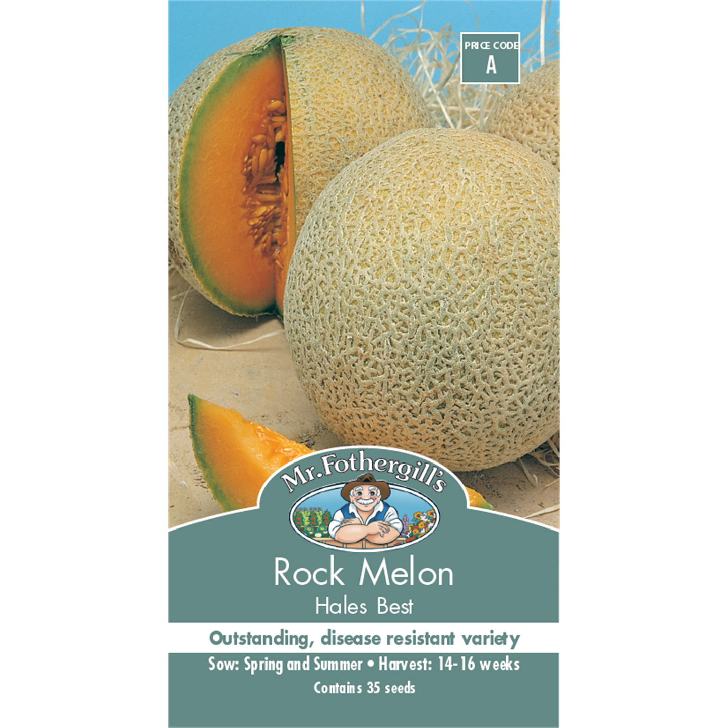 Mr Fothergill Rock Melon Seeds