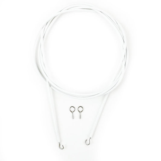 Windoware Expanding Curtain Wire Kit - 2m - White