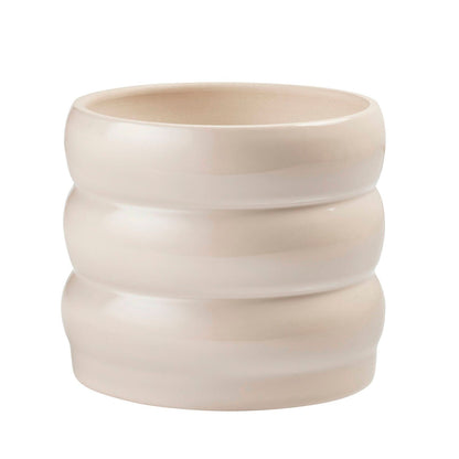Borralheira Indoor Ceramic Pot - 180 x 155mm - Smooth Bone