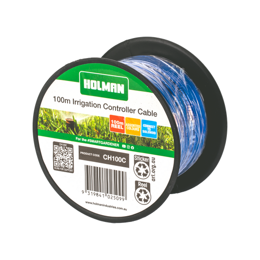 Holman 100m Irrigation Controller Cable - Assorted Colour