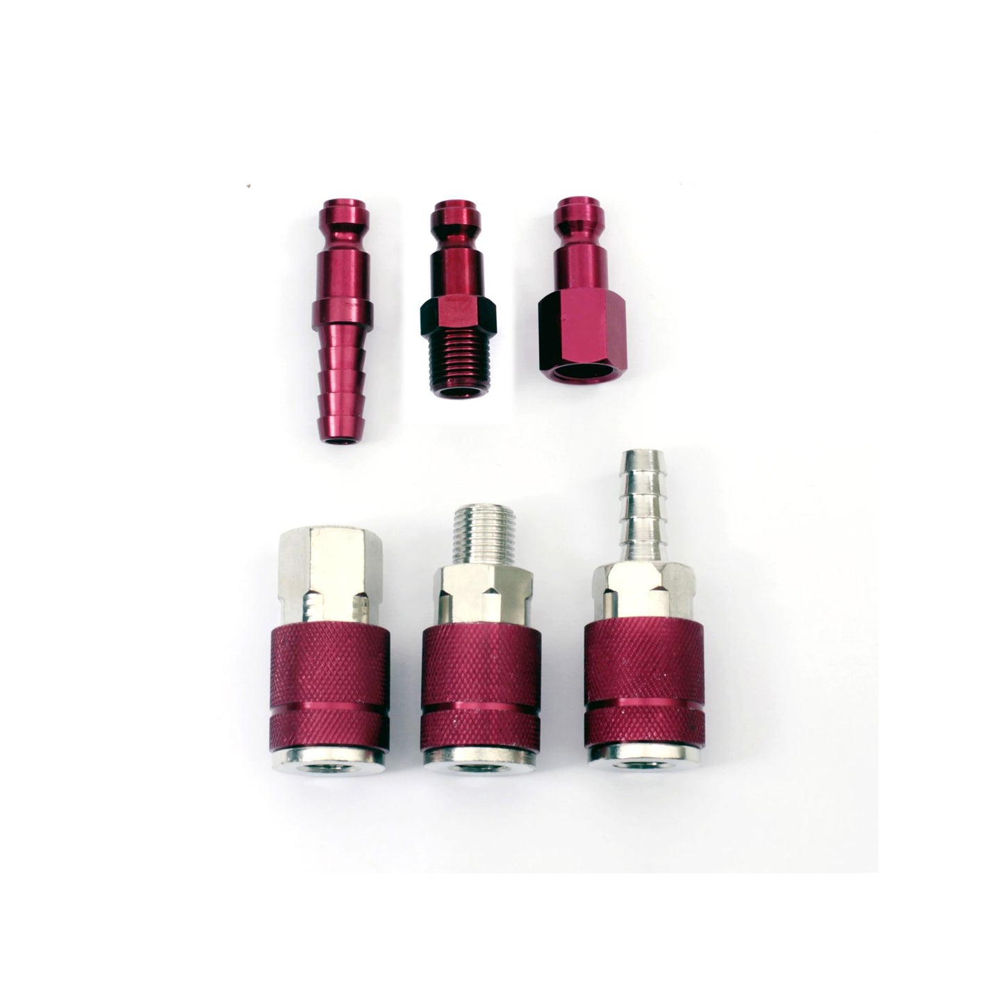 Craftright Air Fittings 1/4 BSP - 6 Piece