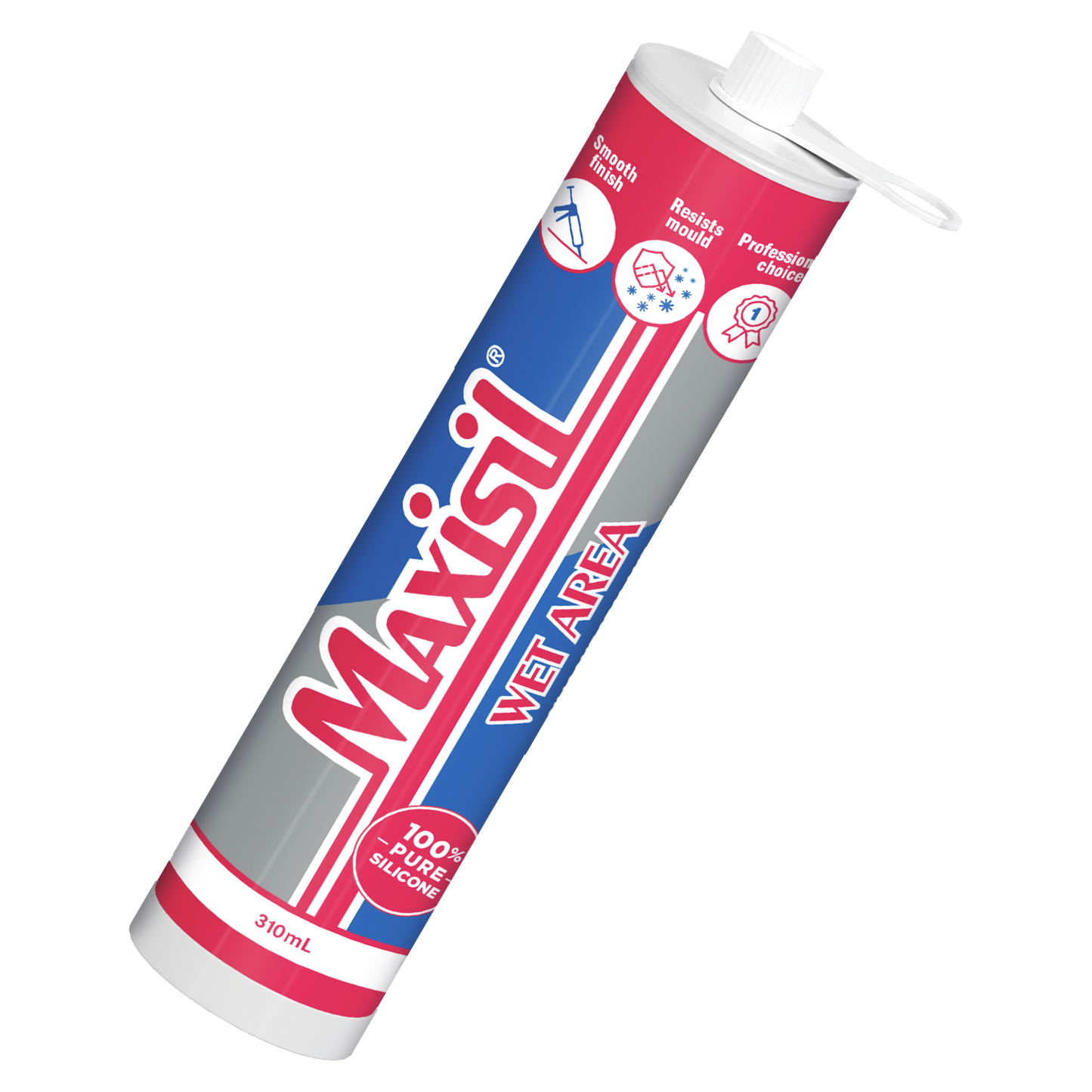 Maxisil Tile Silicone - 310ml - Mid Grey