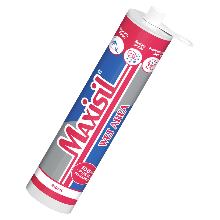 Maxisil 310ml A5 Mid Grey Acetic Cure Tile Silicone