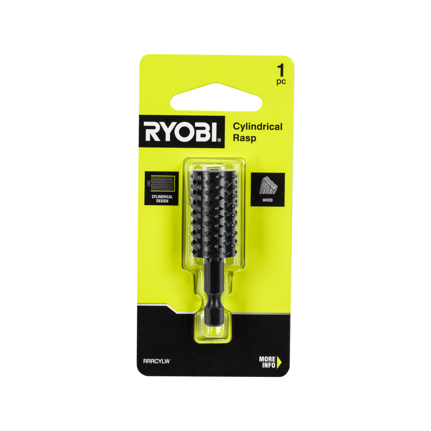 Ryobi Cylindrical Wood Rasp - 55mm