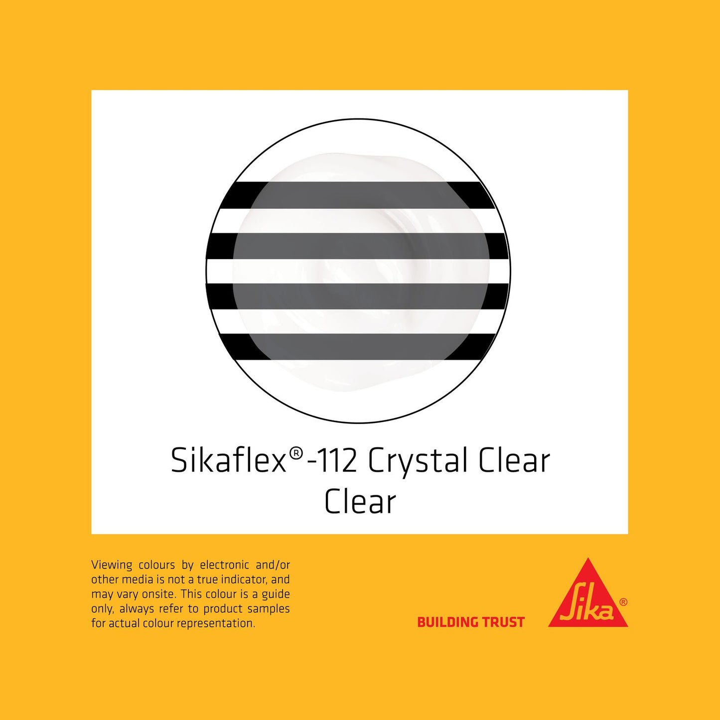 Sika Sikaflex 112 Adhesive Sealant - 290ml - Clear
