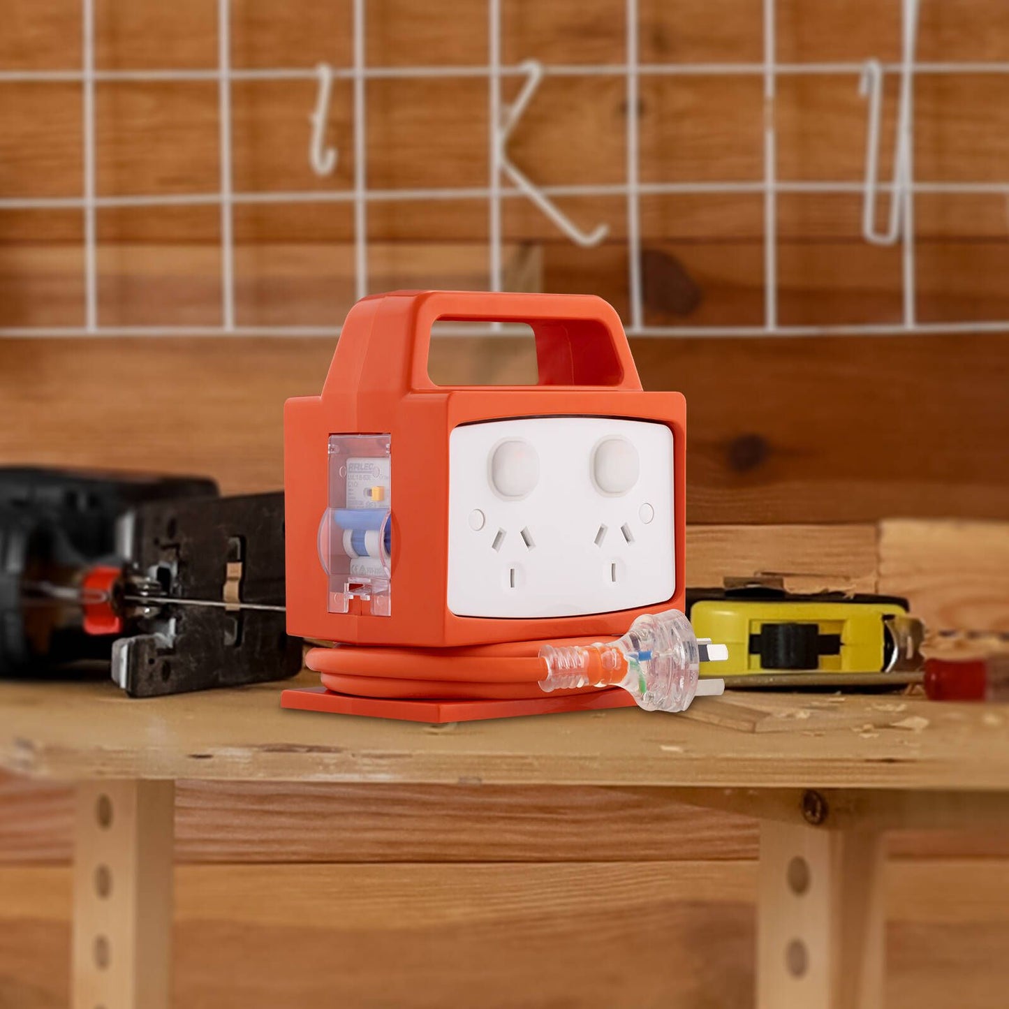 Arlec Portable Power Block - 4 Outlet - 130 x 160mm