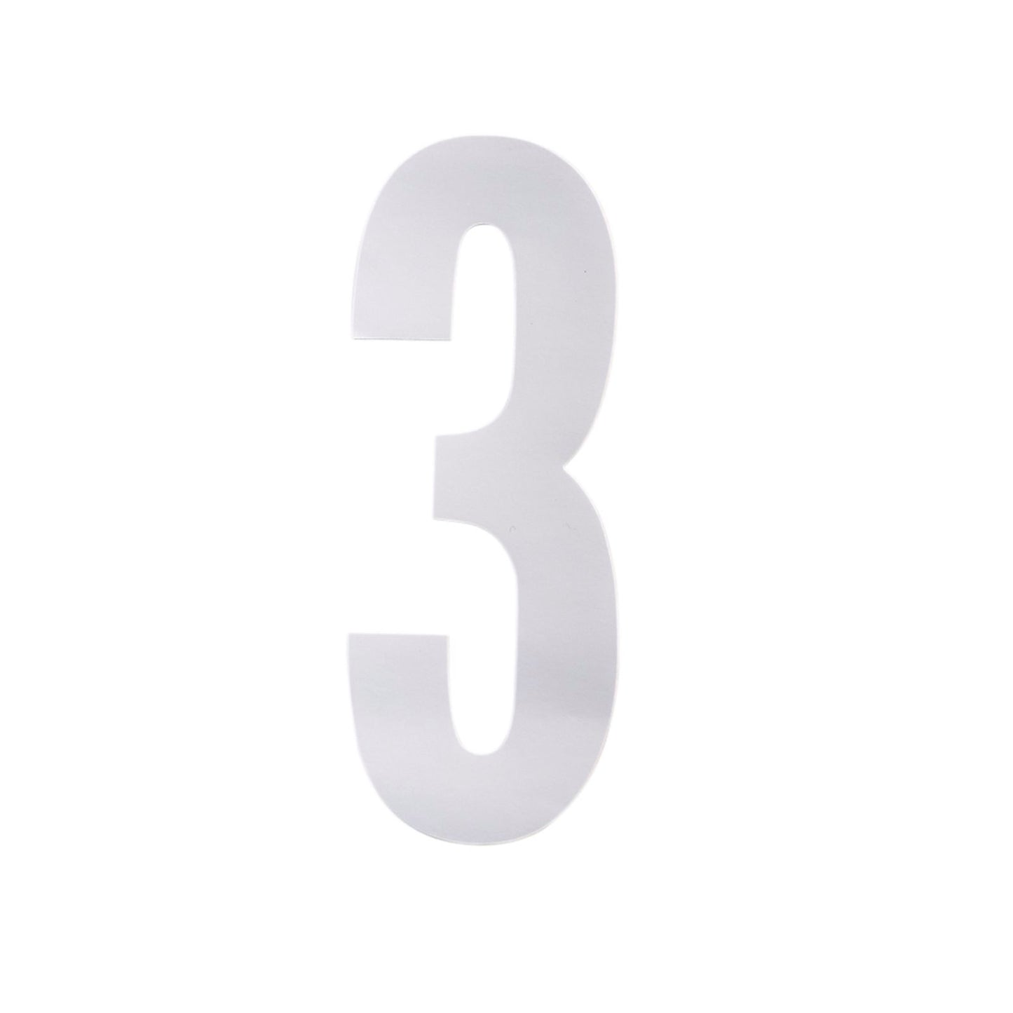 Sandleford Wheelie Bin Number 3 - 175mm - White - 2 Pack