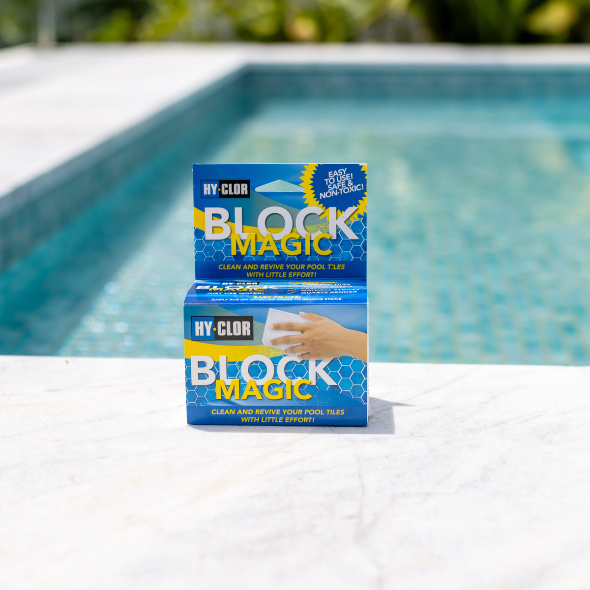 Hy Clor Magic Block - 110mm - Chemical Free - Pool Stain Remover