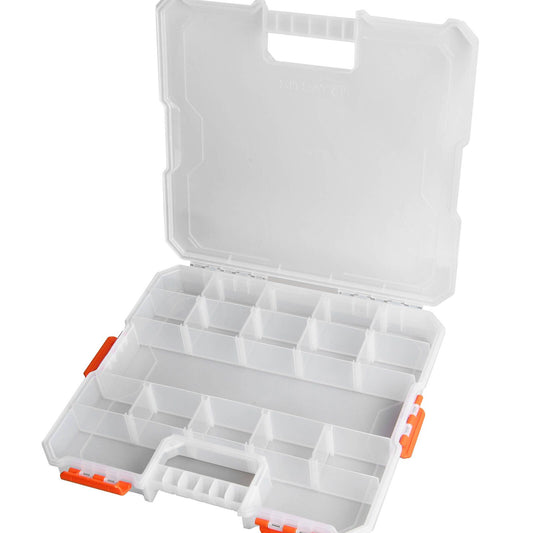 Tactix Compartment Storage Box - 330 x 53 x 362mm - 18 Compartment