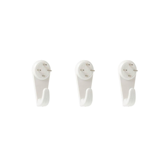 Everhang 6kg Plastic Picture Hanging Hook 3 Pack Easy Install