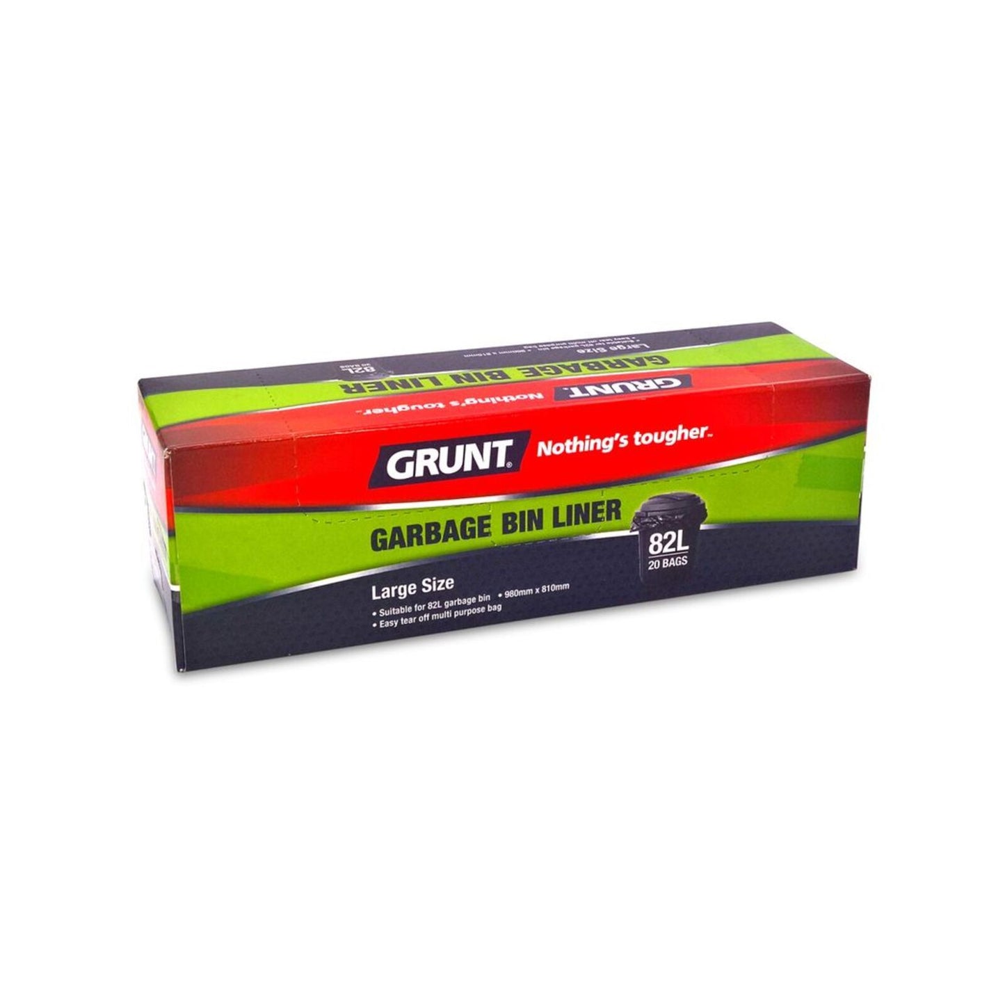 Grunt Garbage Bin Liners - 82L - 20 Pack